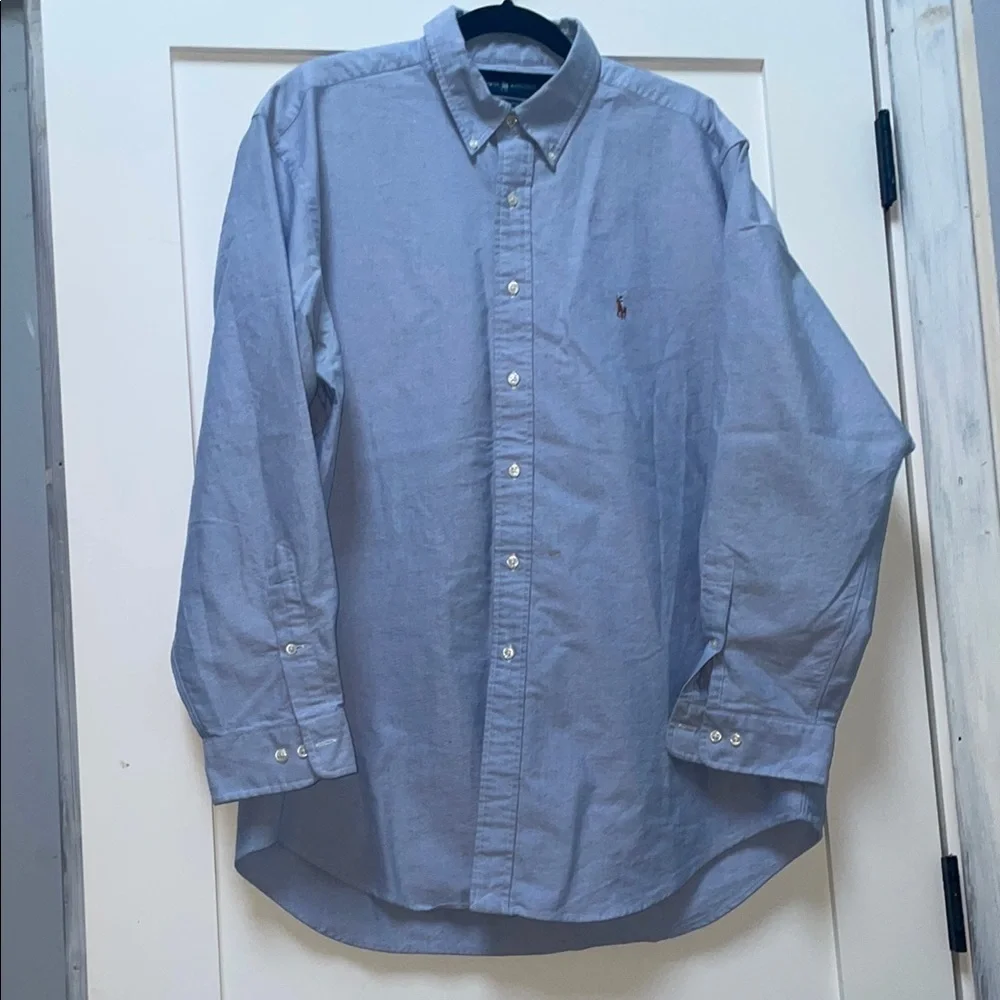 Ralph Lauren Blue Oxford Casual Shirt - Picture 1 of 9